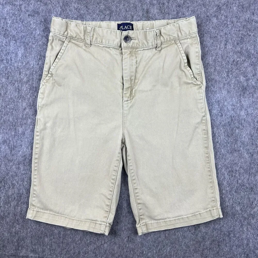 Lot Of 3 Childrens Place Boys Uniform Pants Chino Khaki Black 9